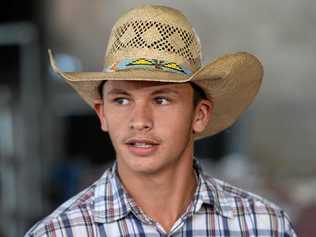 BIG TIME: Lane Mellers will take a shot at the 2018 PBR Australia National Champion title this weekend. Picture: Chris Ison ROK220218crodeo1