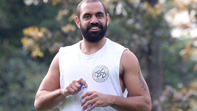 Chris Yarran says he’s working hard in his bid to return to football. Picture: Yuri Kouzmin