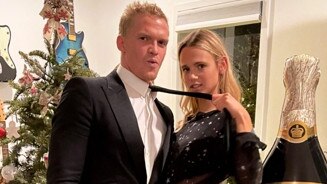 Cody Simpson with then girlfriend, model Marloes Stevens, December 2020. Picture: instagram