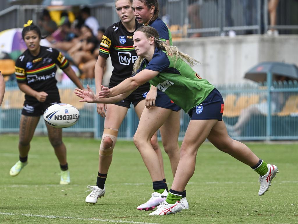 Lara Cosgrove was outstanding for Woden Valley. Picture: Martin Ollman