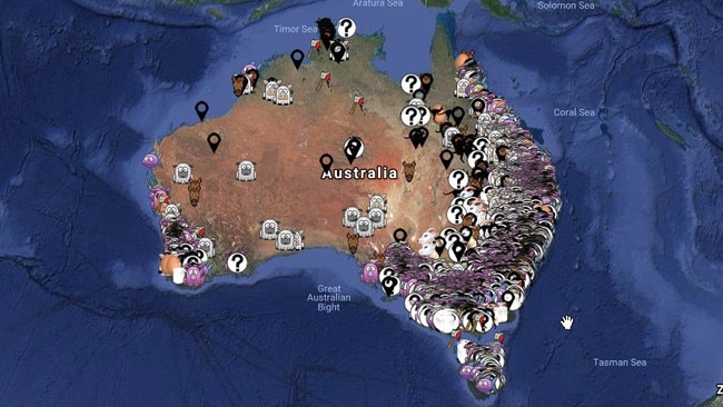 Targets: Animal activist group Aussie Farms released a map to track farms.