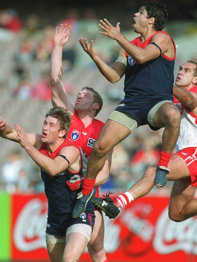 Jeff Farmer’s high flying excited fans.