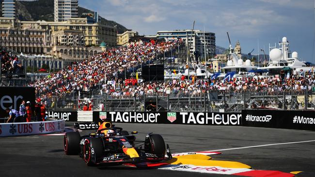 Max Verstappen produced a mighty fina lap. Photo by Dan Mullan/Getty Images.