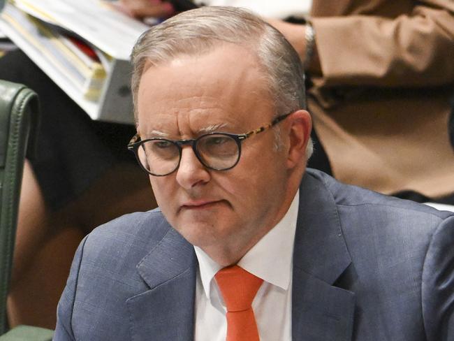 CANBERRA, Australia - NewsWire Photos - August 22, 2024: Prime Minister Anthony Albanese during Question Time at Parliament House in Canberra. Picture: NewsWire / Martin Ollman