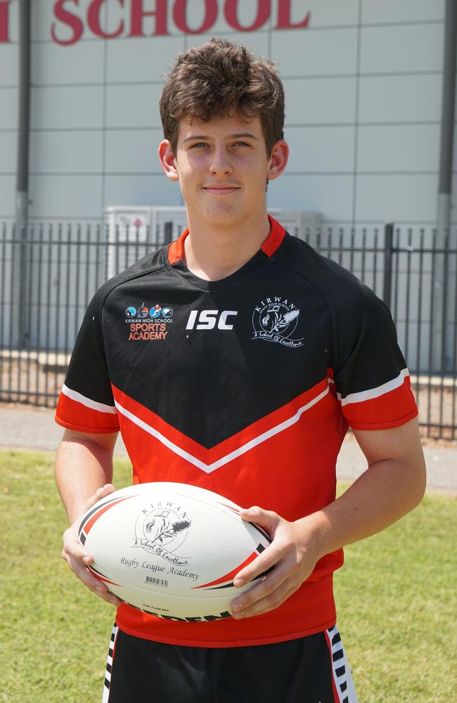 Ryan Van Zanden from Kirwan State High School's rugby league program.