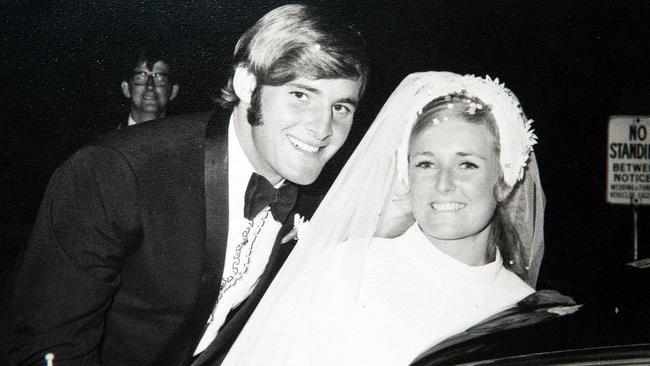 Lynette and Chris Dawson on their wedding day 26 March 1970.