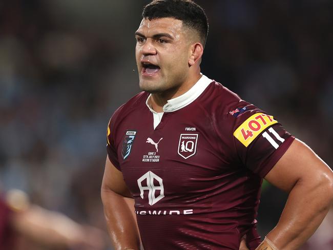 David Fifita’s Origin sacking was a shock to most. Picture: Mark Kolbe/Getty Images