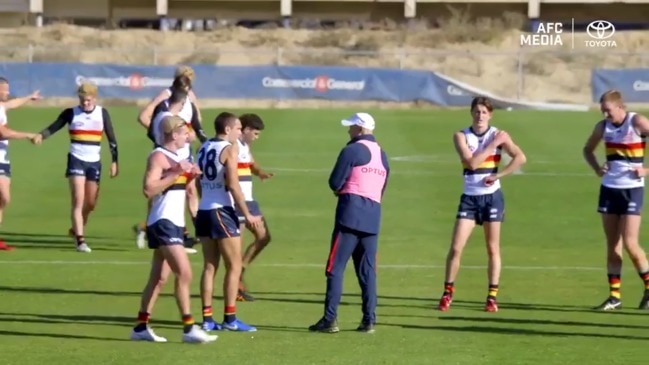 Matthew Nicks mic'ed up at Adelaide Crows training