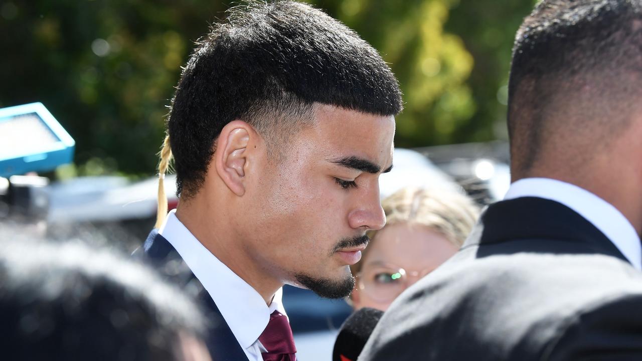 Taylan May leaving Maroochydore Magistrates Court. Picture: Patrick Woods.