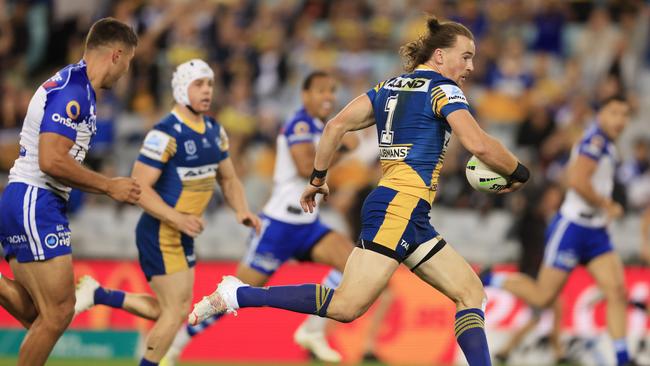 Eels skipper Clint Gutherson has begun negotiations with the Eels on a new deal. Picture: Mark Evans/Getty Images