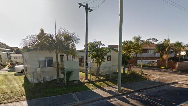 The Waterfront Tourist Park, Canton Beach, where Shane Curphey was murdered by Kelvin Willmott. Picture: Google Maps