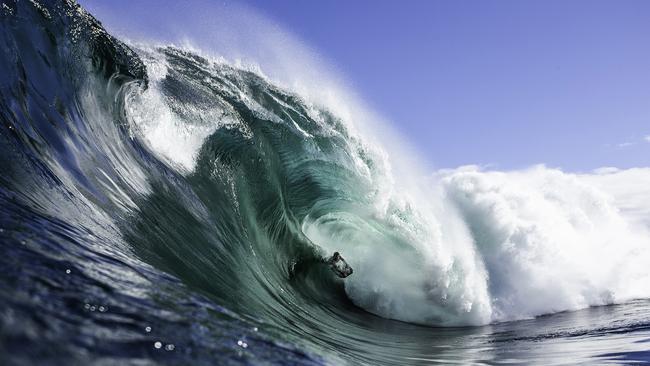 Tasmanian surfer Sam Lennox. Picture: Stu Gibson