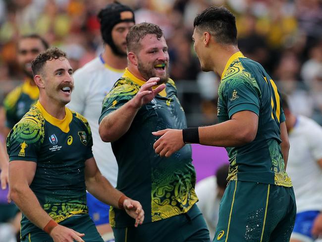 The Wallabies were still happy to get the win.