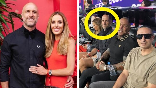 Chris and Bec Judd attend the Australian Open.