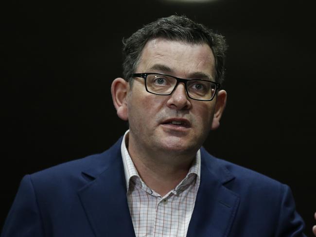 MELBOURNE, AUSTRALIA - JULY 15: Premier of Victoria, Daniel Andrews announces a snap 5 day lockdown for the state during a press conference on July 15, 2021 in Melbourne, Australia. (Photo by Darrian Traynor/Getty Images)