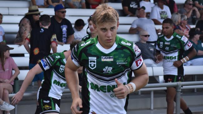 Meninga Cup semi-final action between the Ipswich Jets and Townsville Blackhawks. Saturday April 15, 2023.