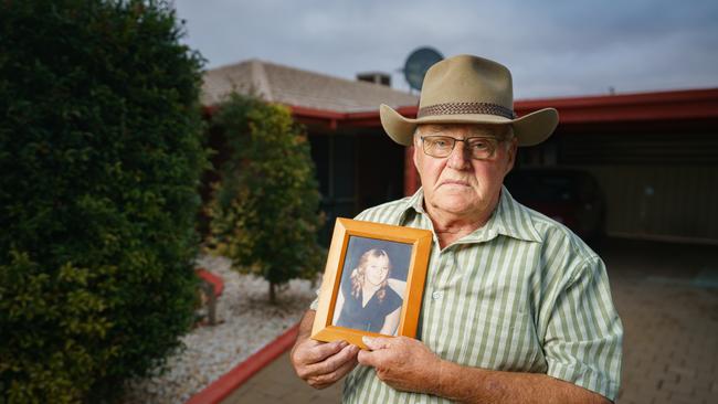 Ken Larcombe pictured at his home in Mildura. Picture: David Sickerdick