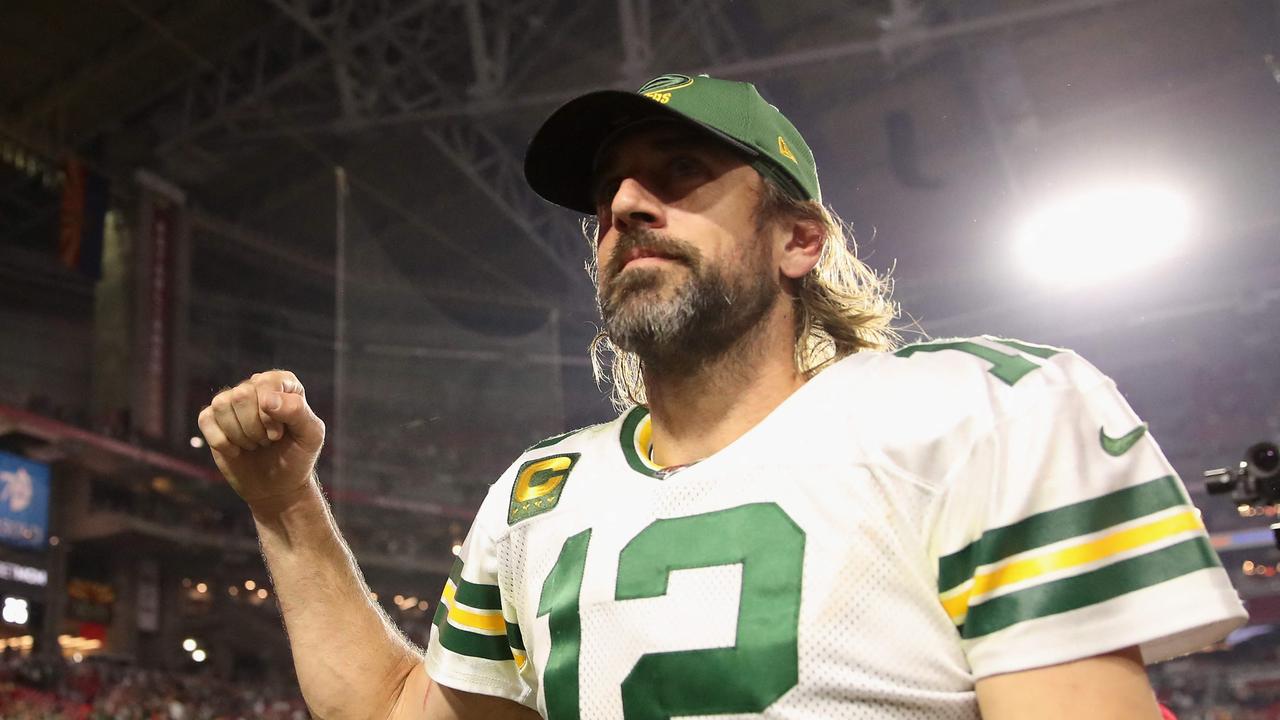 Quarterback Aaron Rodgers of the Green Bay Packers. Photo by Christian Petersen / GETTY IMAGES NORTH AMERICA / AFP