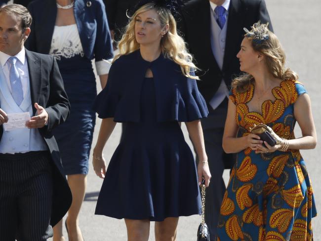 Ms Davy arriving for Harry’s wedding to Meghan Markle in 2018. Picture: Odd Andersen/Getty Images