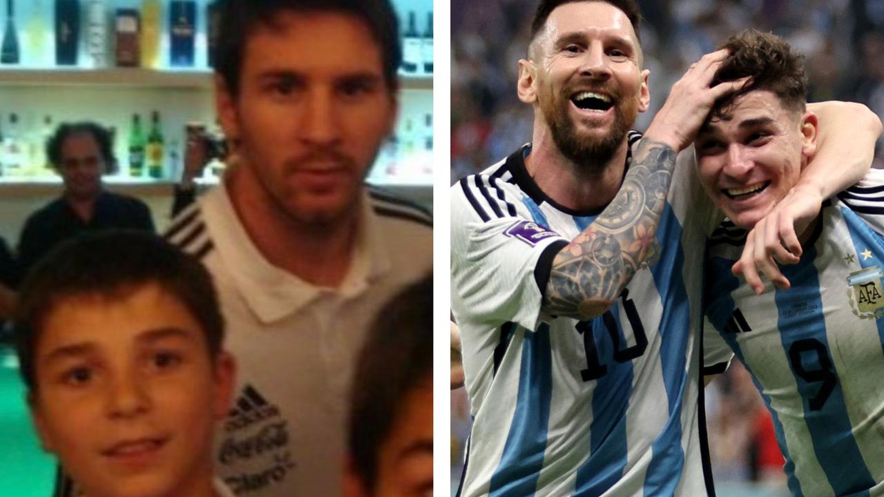 Julian Alvarez - From Lionel Messi fan as a kid to Argentina teammate at  FIFA World Cup