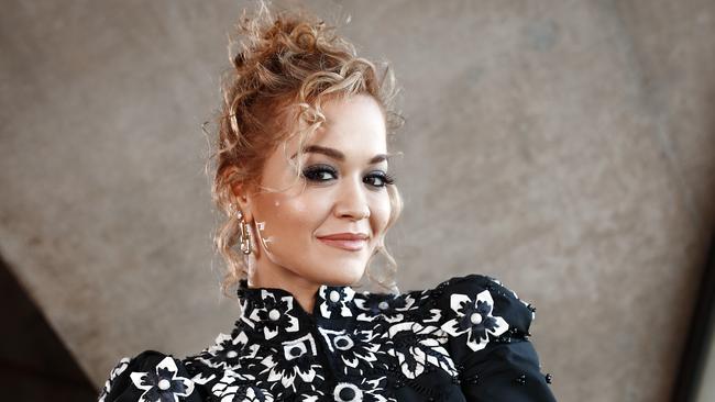 Rita Ora pictured at The Sydney Opera House. Picture: Sam Ruttyn