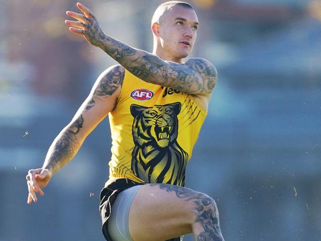 Dustin Martin os in terrific shape after the lockdown.