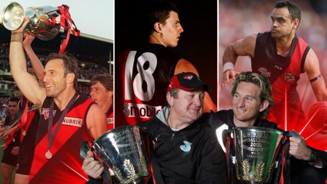 Who makes the list of the greatest Bombers players Kevin Sheedy's coached?