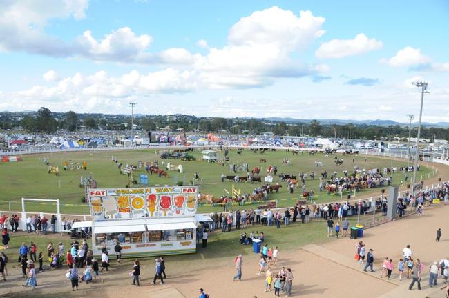 Grand parade at the show. Picture: Renee Pilcher