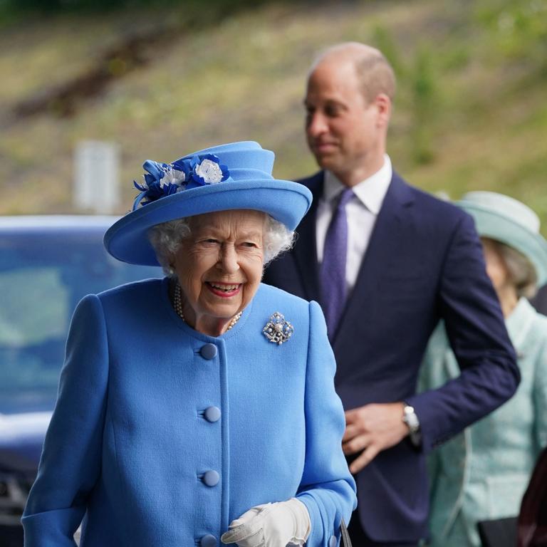 The Queen and her grandson Prince William. Picture: Andrew Milligan / POOL / AFP