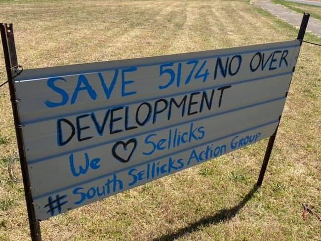 The South Sellicks Action Group is petitioning against over-development in Sellicks Beach. Picture: South Sellicks Action Group