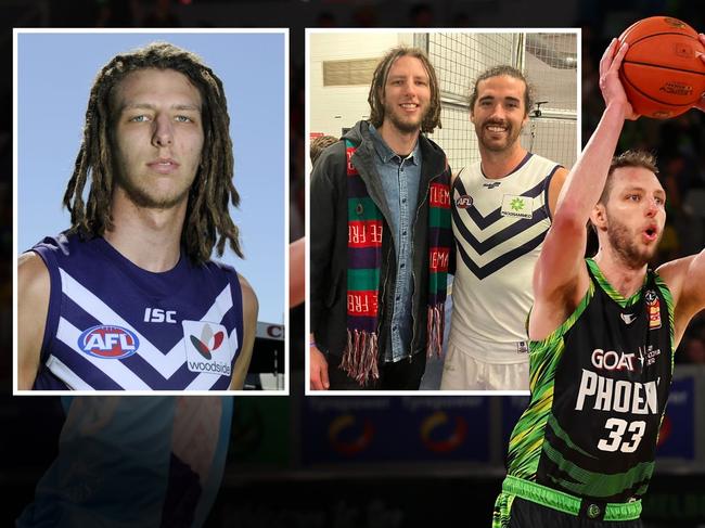 South East Melbourne Phoenix forward Craig Moller began his professional sporting career as a Fremantle ruckman, making a long-life friend in Dockers' captain Alex Pearce.