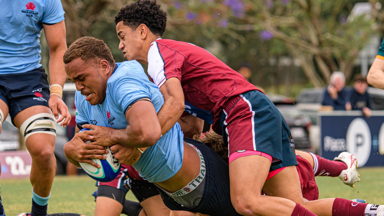 The NSW Waratahs against the Reds in the Super Rugby U16s: Photos: Reds Media.