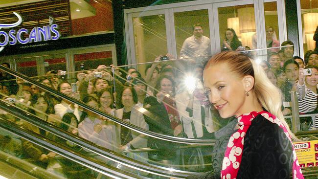 Kate Hudson at Parramatta in 2006 for a movie premiere. Picture: Phil Blatch