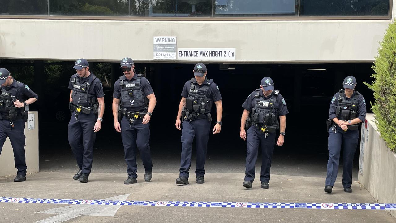 Shots echoed through a carpark on the outskirts of the CBD on Monday, with a citywide manhunt currently underway. Here’s what we know about the terrifying incident. Picture: Supplied