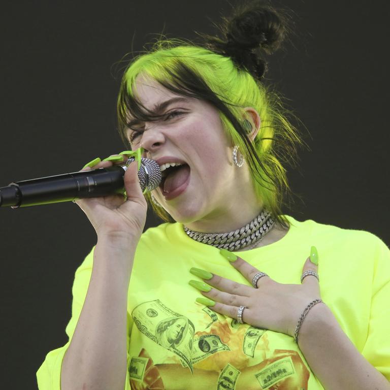 17-year-old Billie Eilish is younger than the iPod that revolutionised how we consume music. This year the company who made it crowned her Artist of The Year. Picture: Jack Plunkett/Invision/AP, File.