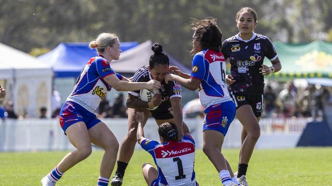 Women's Koori Knockout grand final, Redfern All Blacks vs Newcastle Yowies. Picture: Andrea Francolini