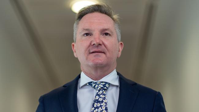 Climate Change Minister Chris Bowen in Canberra on Tuesday. Picture: NCA NewsWire / Gary Ramage