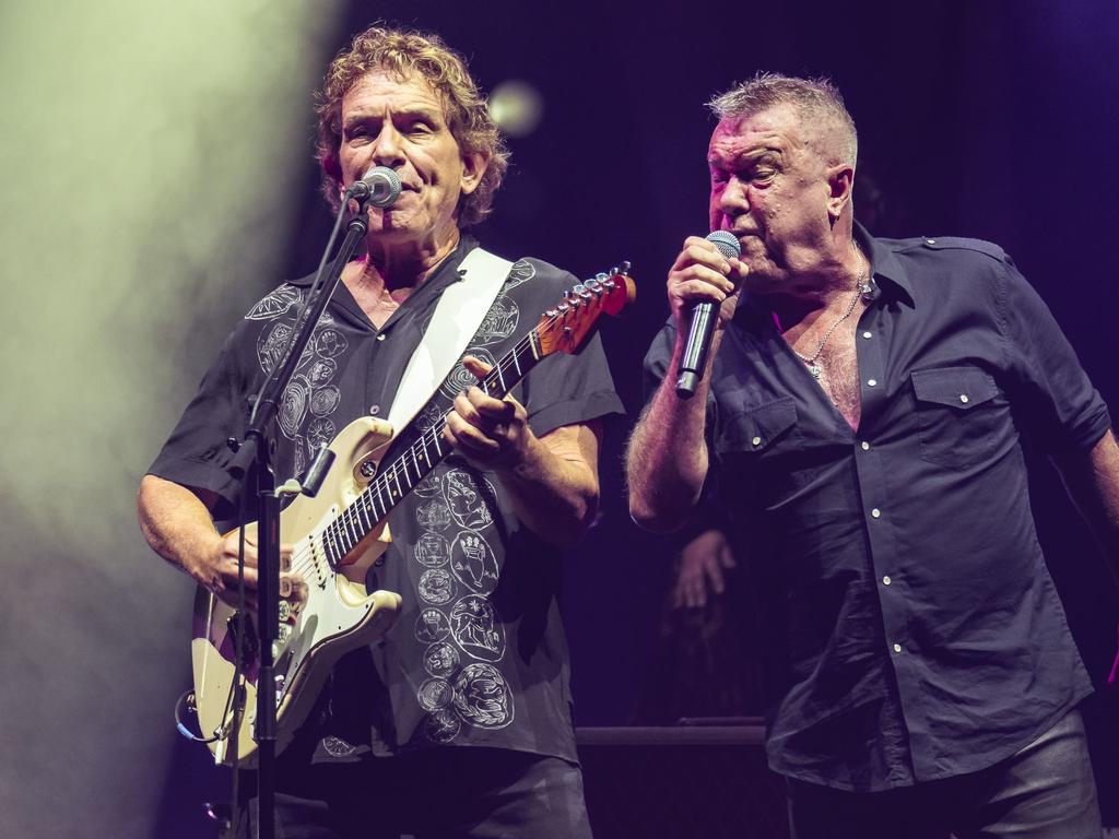 Cold Chisel The Big Five-0 tour at MyState Bank Arena. Picture: Caroline Tan