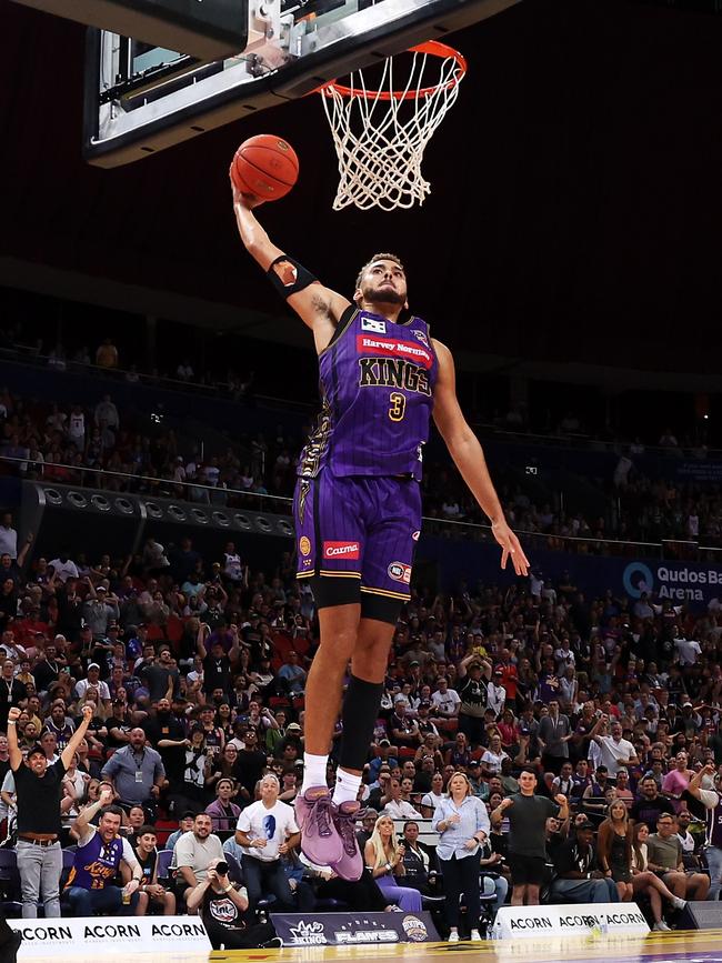 DJ Hogg was pivotal to the Kings’ win. Picture: Mark Kolbe/Getty Images