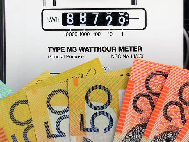 High cost of electricity in Australia, energy meter generic money