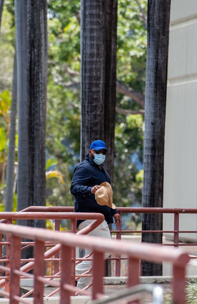 Adelaide truck driver Mohammed Tasleem Dean Tahir, 35, leaving Darwin Local Court after pleading guilty to an aggravated assault for slapping another man at Daly Waters Pub, 276km south of Katherine. Picture: Pema Tamang Pakhrin