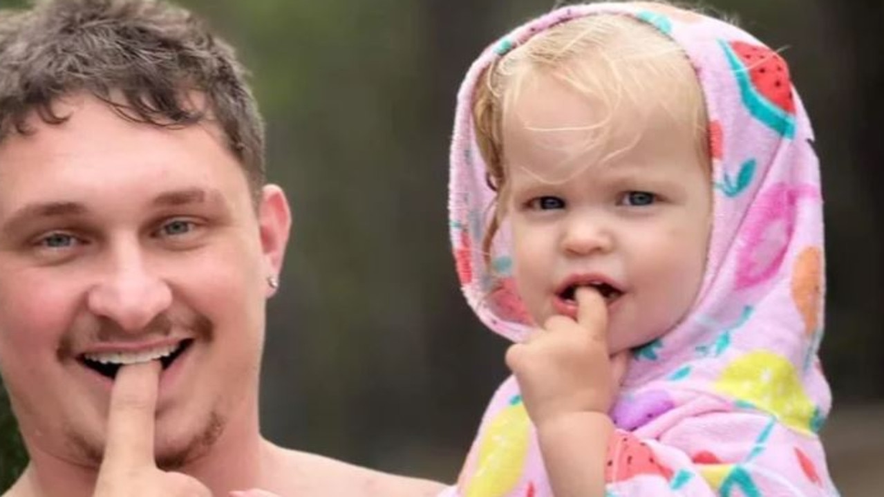 Kevin Malligan with his two-year-old daughter Ivy Malligan. Picture: Supplied.