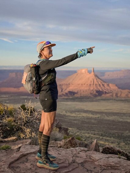 Julie Sager during the 2023 Moab 240. Picture: Supplied