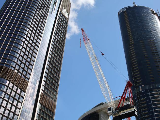 Generic picture of cranes working on construction sites in Brisbane 24th August 2024 Picture David Clark