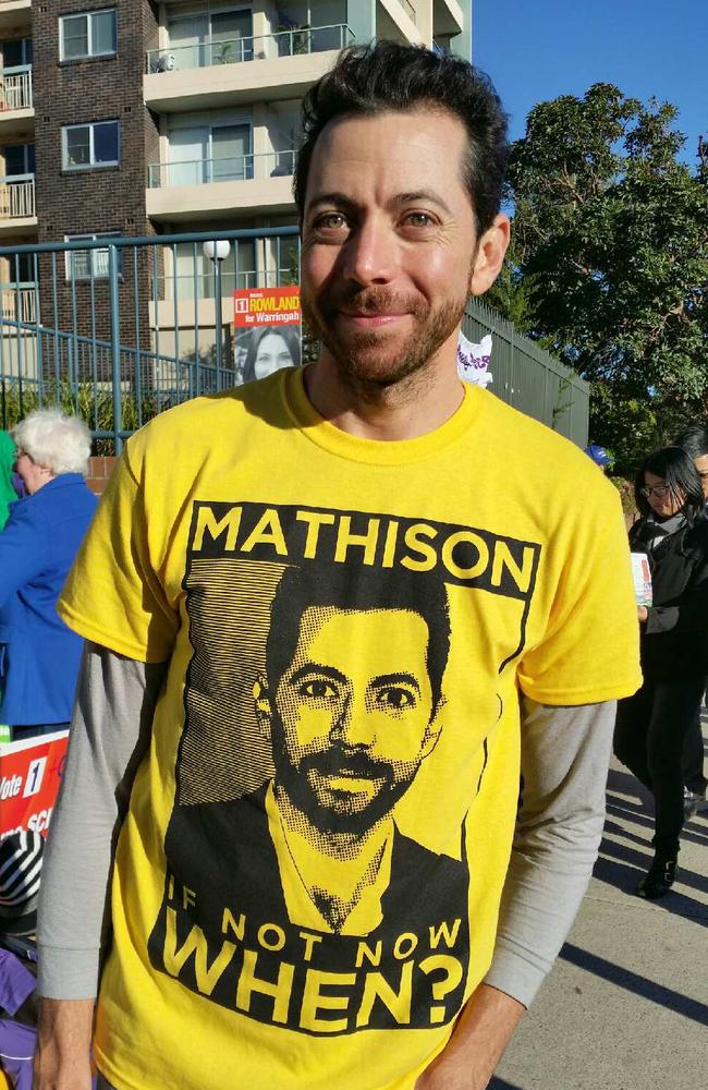 James Mathison ran for the seat of Warringah in the last election. Picture: Virginia Young