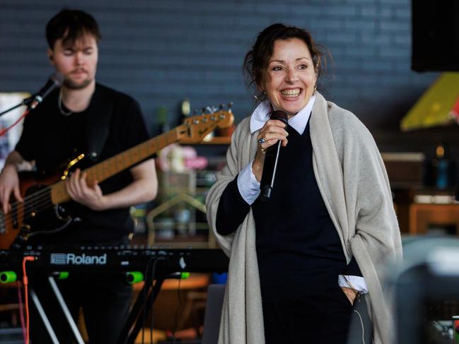 Tina Arena’s 8994 power ballad, Chains, have been added to the 2024 capsule. Picture: Aaron Francis