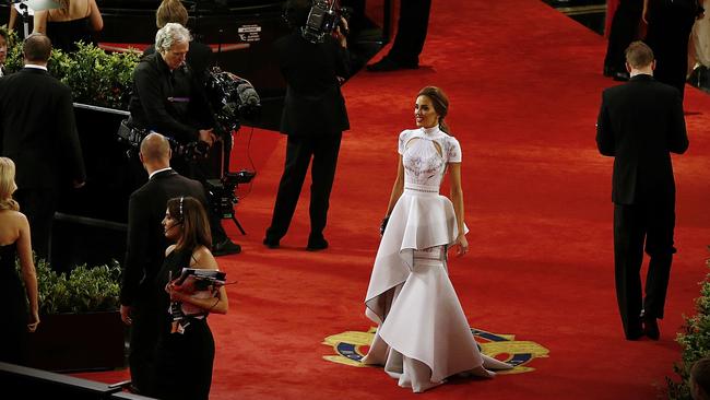 The WAG has long been a fashion standout at the Brownlow. Picture: Wayne Ludbey