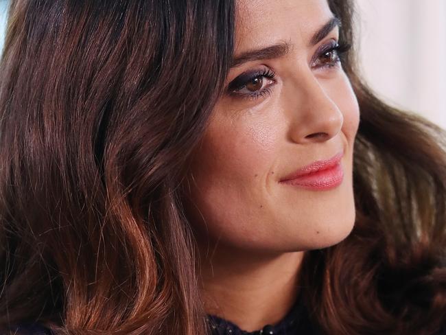 CANNES, FRANCE - MAY 16: Salma Hayek Pinault attends Kering Talks Women In Motion At The 69th Cannes Film Festival on May 16, 2016 in Cannes. (Photo by Vittorio Zunino Celotto/Getty Images for Kering)