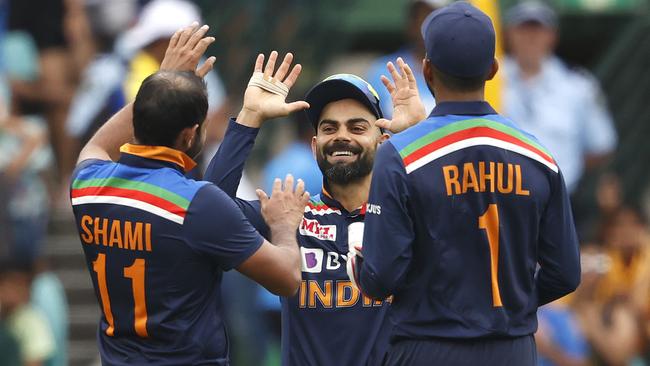 There wasn’t much to celebrate in the field for India. Picture: Phil Hillyard