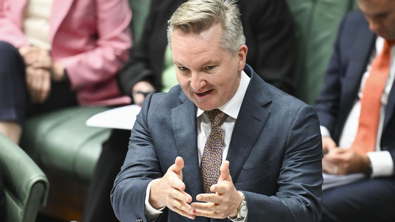 Minister for Climate Change and Energy Chris Bowen during Question Time. Picture: NewsWire / Martin Ollman